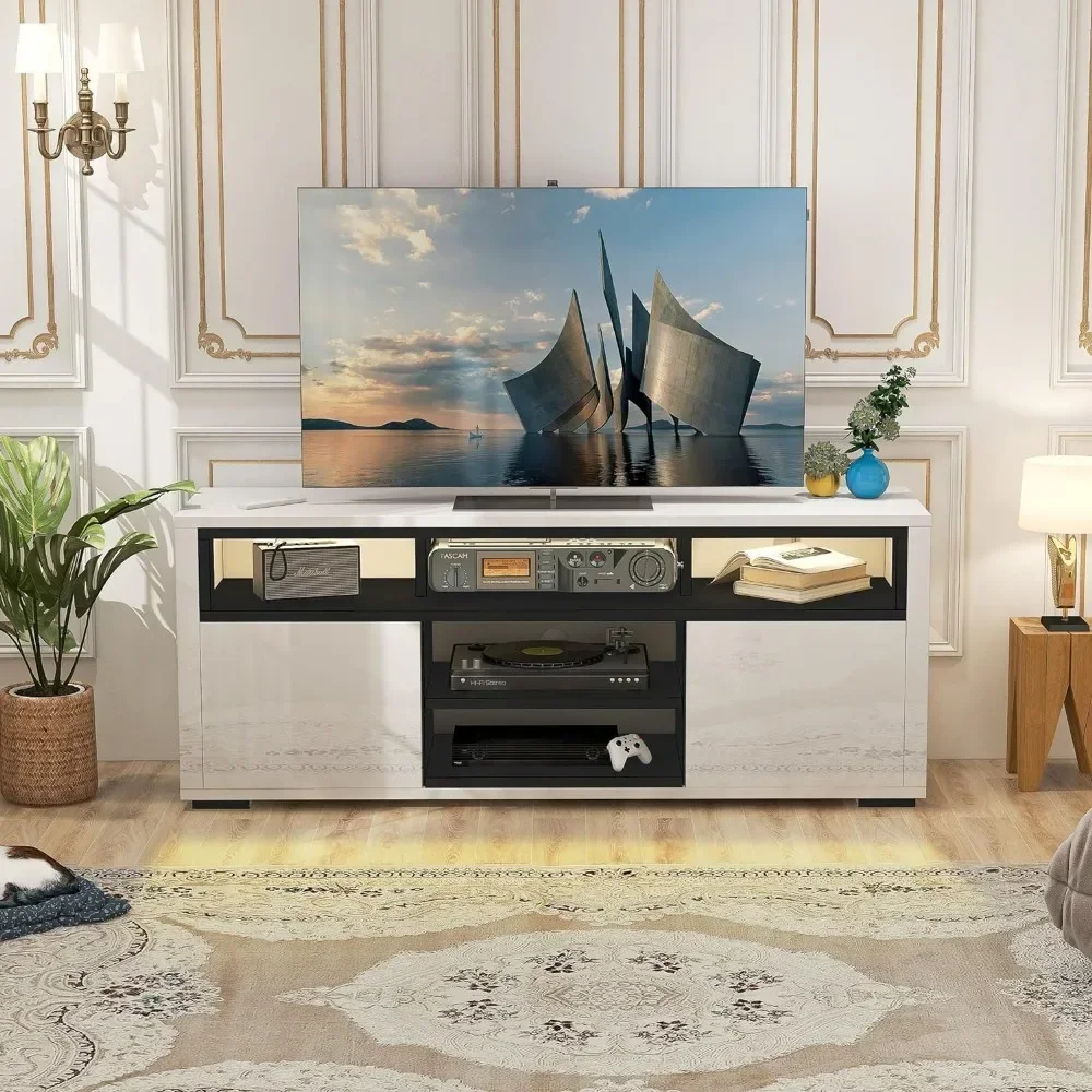 Gaming Console Tv Stand - #For Modern LED TV Stand 55