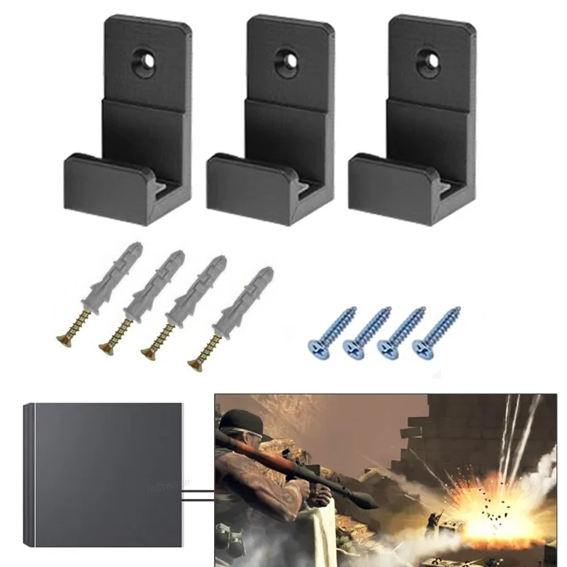 Gaming Console Tv Stand - Wall Mount Holder For PS4 Console