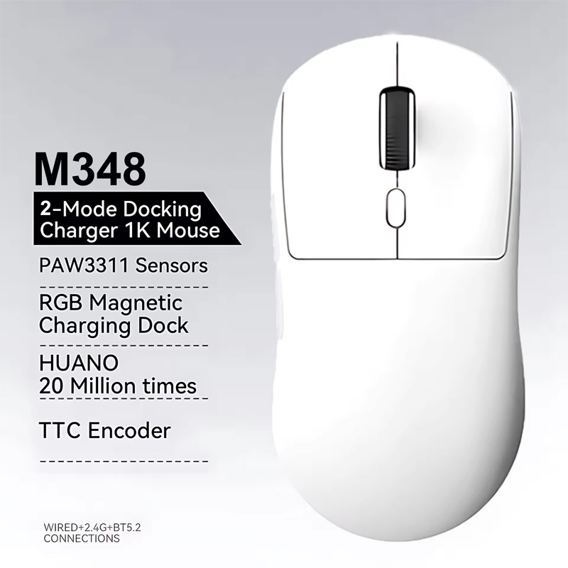 Gaming Console Ipad - M348 2.4G Wireless Mouse Rechargeable 500mAh