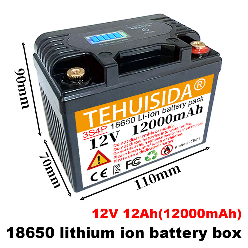 Gaming Console Tv Stand - 18650 12V 3S4P Battery Box 12000mAh
