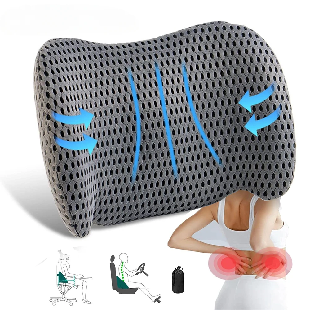 Gaming Console Car - Memory Foam Lumbar Support Pillow for