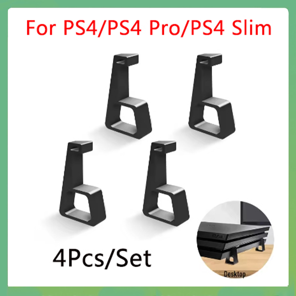 Gaming Console Tv Stand - 1Set For PS4 Slim Pro Feet