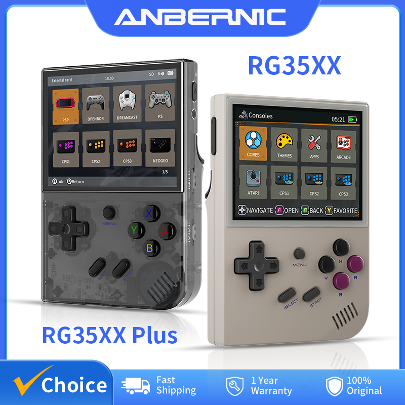 Gaming Console R36 Ultra - ANBERNIC RG35XX Plus/RG35XX Retro Handheld Game