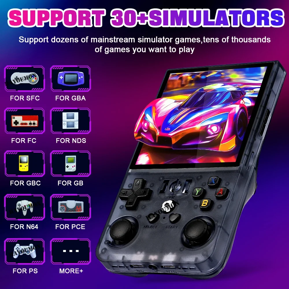 Gaming Console R36 Ultra - NEW R36MAX Handheld Retro Game Console