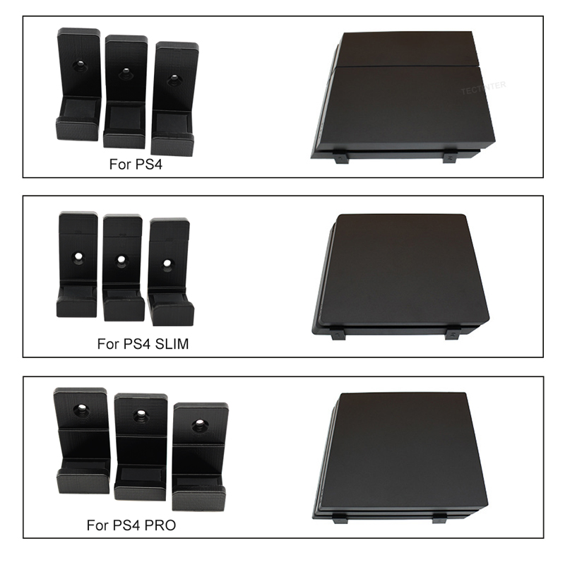 Wall Mount Holder For PS4 Cons - đánh giá và giá Gaming Console Tv Stand