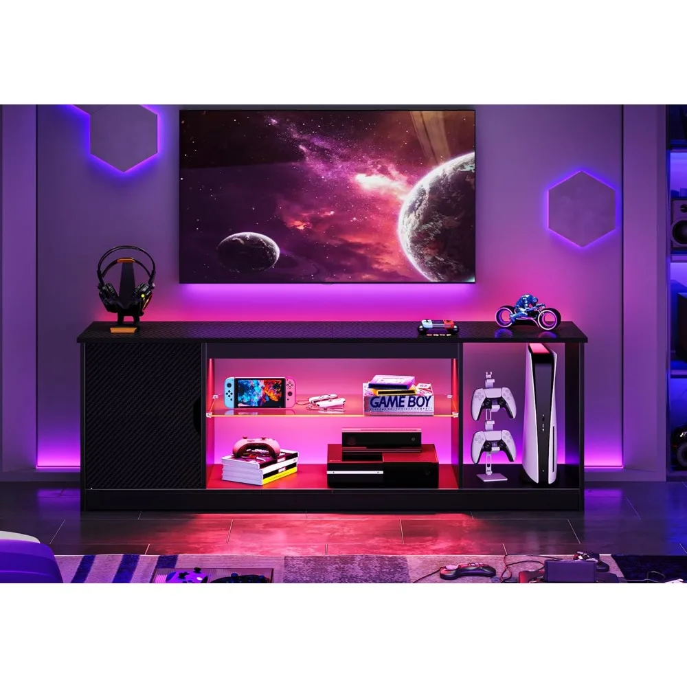 Bestier Led Entertainment Cent - đánh giá và giá Gaming Console Tv Stand