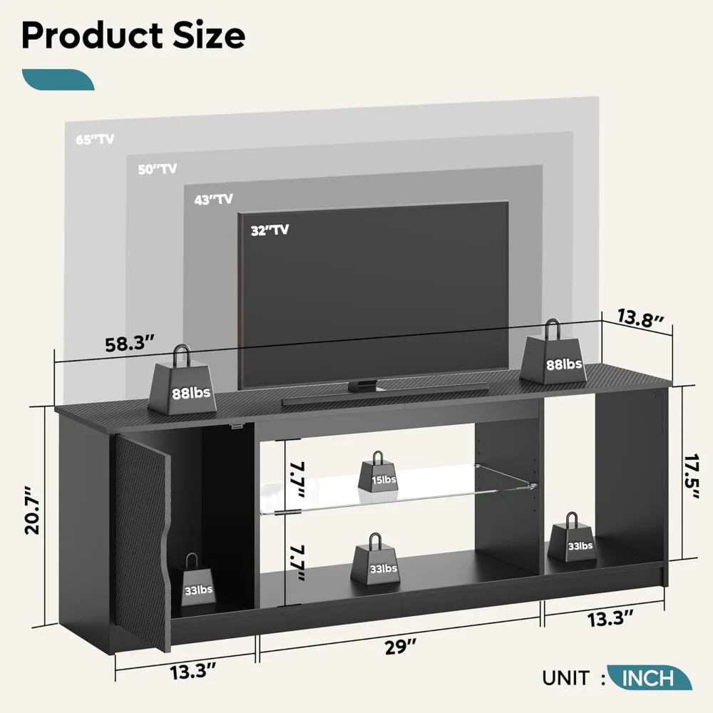 Bestier Led Entertainment Cent - đánh giá và giá Gaming Console Tv Stand