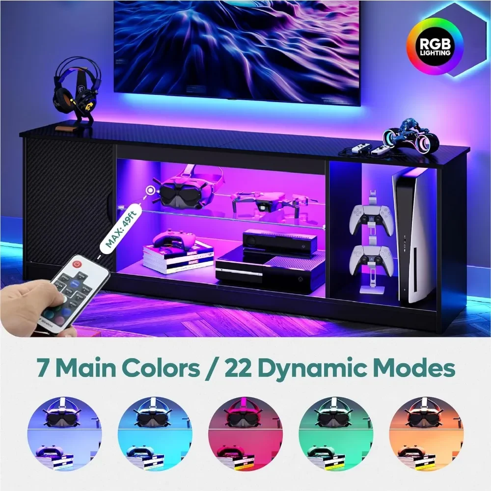 Bestier Led Entertainment Cent - đánh giá và giá Gaming Console Tv Stand