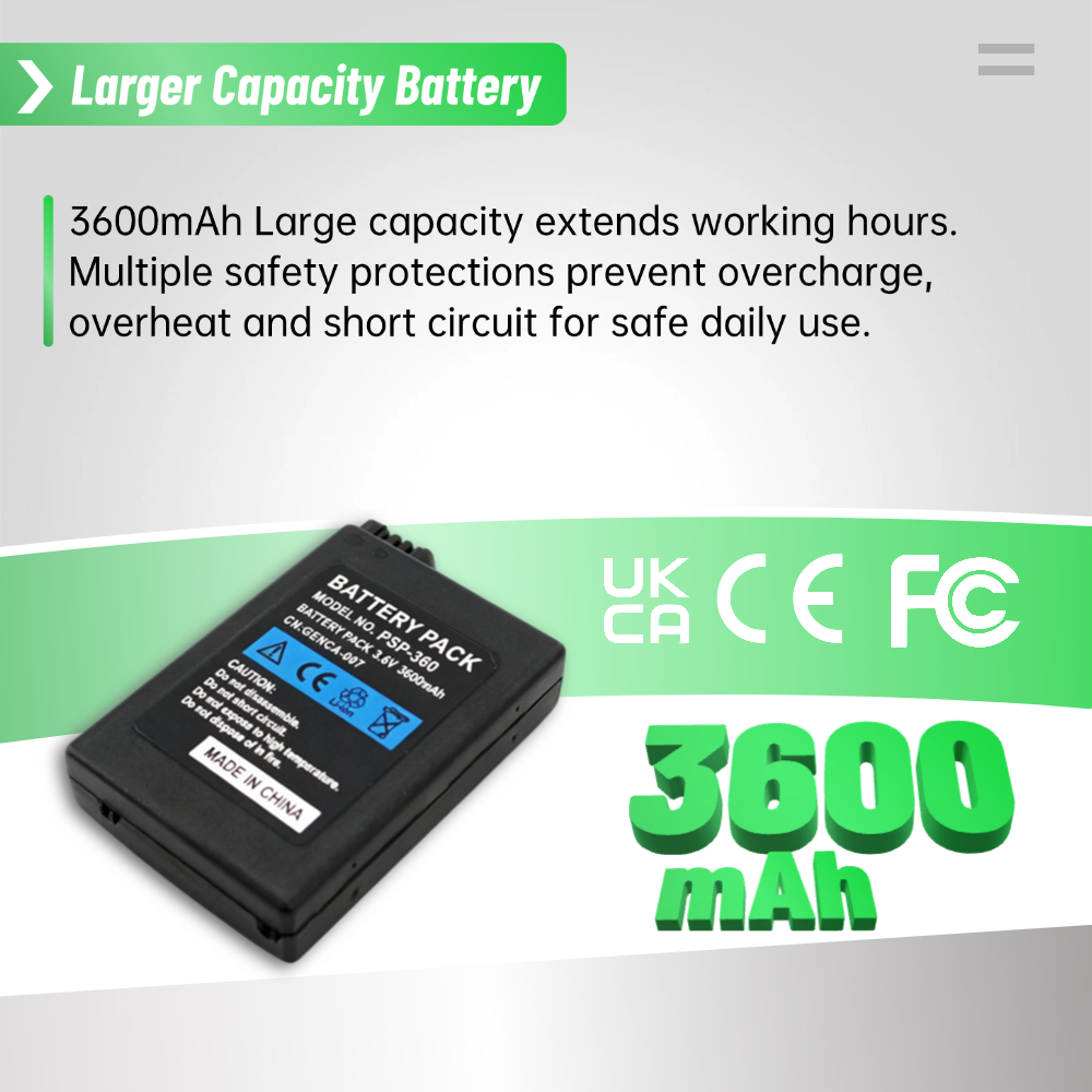 PUJIMAX 3600mAh 3.6V New Li-io - đánh giá và giá Gaming Console New