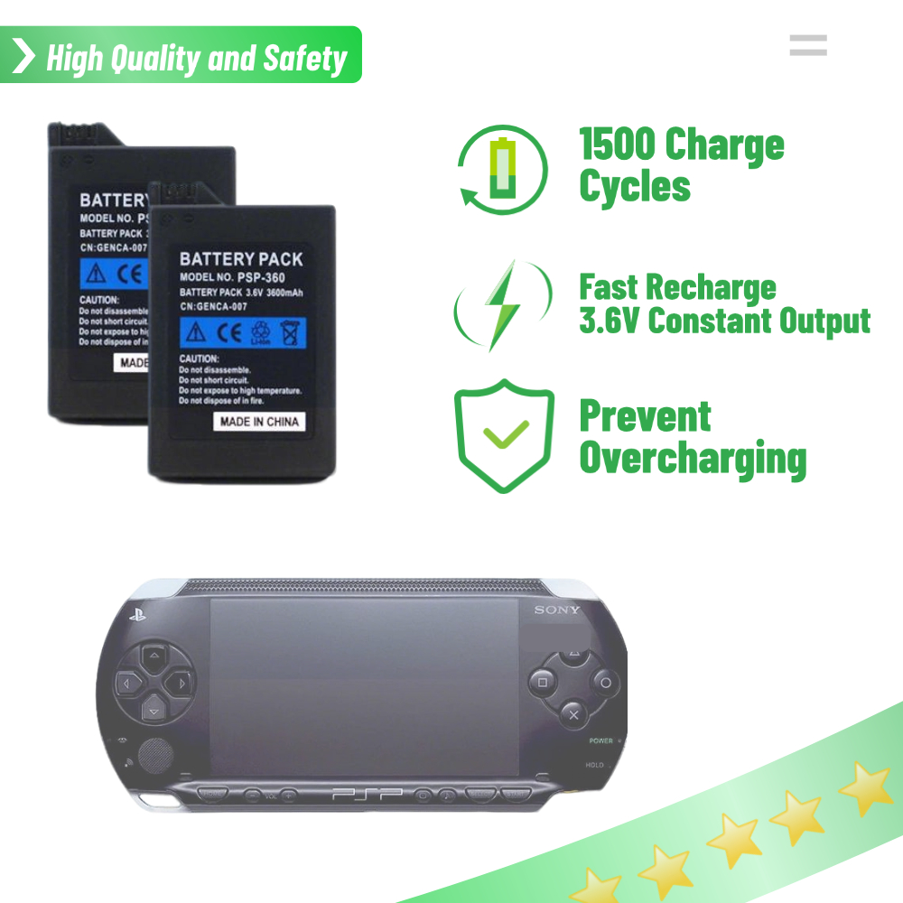 PUJIMAX 3600mAh 3.6V New Li-io - đánh giá và giá Gaming Console New