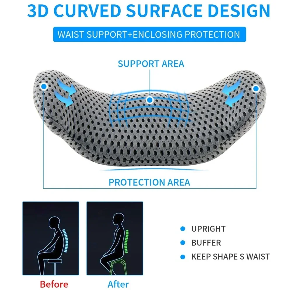 Memory Foam Lumbar Support Pil - đánh giá và giá Gaming Console Car