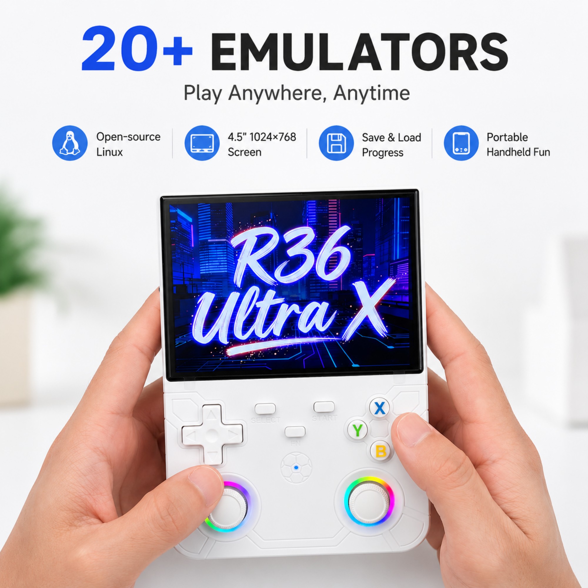 Retro Handheld Game Console R3 - đánh giá và giá Gaming Console R36 Ultra